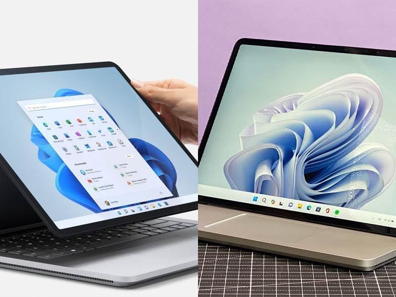 مقایسه سرفیس لپ تاپ استودیو 1 با سرفیس لپ تاپ استودیو 2